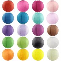 Lanterne en papier colorée 2026 en gros, ornement extérieur, décorations de fond pour mariage et fête, abat-jour suspendu en papier
