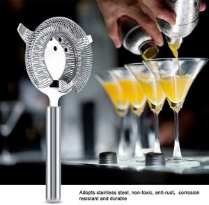 Wholesale Two Prong <b>Bar</b> Tool Stainless Steel <b>Drink</b> Cocktail Strainer for Professional Bartender Mixologist - Product Image 5