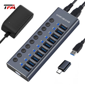 <span class=keywords><strong>Hub</strong></span> USB multifonction à faible latence, 4 ports de données USB 3.0 et <span class=keywords><strong>2</strong></span> ports de charge USB 1 Type-C pour périphériques de simulateur de conduite - Product Image 5