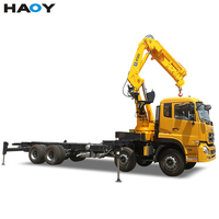 Grue de chantier articulée à bras pliable à commande proportionnelle HAOY 16 tonnes
