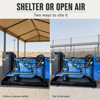 Générateur diesel Baudouin 30kW 40kW 50kW 60kW 90kW 100kW silencieux triphasé CE