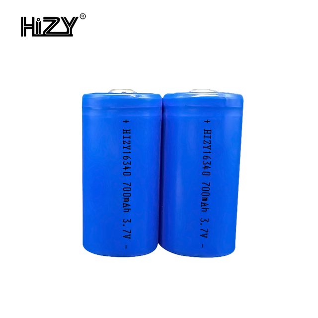 Hot Sale 16340 3.7V 700mah Cylinder Rechargeable Battery High Quality Lithium Ion Cylinders Good Quality Product