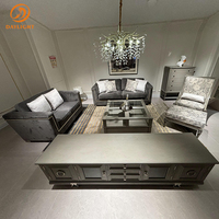 Meuble TV de luxe, classique, antique, solide, royal, européen, pour salon, villa, hôtel, en bois, personnalisable, français
