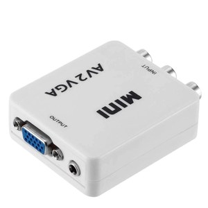 Mini Convertidor Av2Vga, Salida de Audio Rca a Vga, 1080p 720p, con Cable de Alimentación USB - Product Image 3