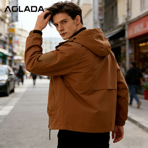 Bonito diseño original <span class=keywords><strong>para</strong></span> <span class=keywords><strong>hombre</strong></span> protector solar lluvia impermeable verano protección otoño a prueba de viento recortada cremallera chaqueta protectora <span class=keywords><strong>para</strong></span> <span class=keywords><strong>hombre</strong></span> - Product Image 2