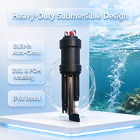 Capteur de qualité de l'eau LoRaWAN 8-en-1 (EC, DO, pH, COD, Turbidité, NH4-N, ORP) basse consommation pour l'aquaculture et les eaux usées