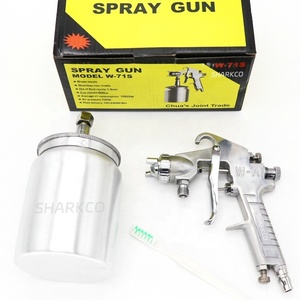 Pistolet de peinture économique W71 à aspiration 1,5 mm, pratique et abordable, avec buse de 1,5 mm et gobelet métallique de 600 ml, modèle W-71 W71S - Product Image 2
