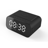 Muziekspeler Retro Bluetooth-luidspreker Nieuwste vintage klassieke 15W 10W draadloze oplader Grote volume wekker Draagbare luidspreker