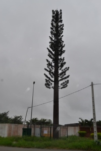 Thép tháp ngụy trang Viễn Thông Palm/cây thông tháp với lá - Product Image 4