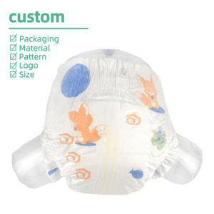 Couches bébé jetables Weasun Peer Styles 3D anti-fuites, biodégradables, en bambou/coton, écologiques, pour achat en gros - Product Image 1