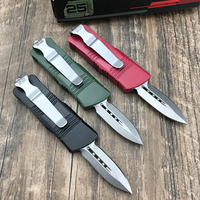 Couteau pliant de poche MT Mini, lame en acier 440C, couteau tactique de survie EDC avec manche en alliage de zinc pour le camping en plein air