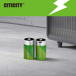 CITICITY C Size Rechargeable Lithium Ion Batteries with <b>USB</b> Charger 1.5V 3000mAh Charges in Less Than 3.5 Hours 1200+ Cycles - Product Image 5