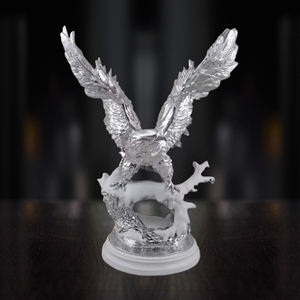 Figura china <span class=keywords><strong>de</strong></span> decoración <span class=keywords><strong>de</strong></span> escritorio, estatua <span class=keywords><strong>de</strong></span> resina <span class=keywords><strong>de</strong></span> águila, <span class=keywords><strong>halcón</strong></span> dorado - Product Image 2