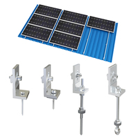 UISOLAR Vente en gros Supports de montage solaire à pied en L-Système de montage pour abri d'auto sur le toit Composants réglables anodisés