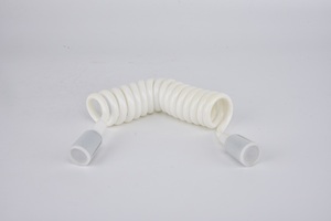 Dalepu ngắn <span class=keywords><strong>PVC</strong></span> trắng Vòi hoa sen vòi kết nối CHẬU VỆ SINH vòi hoa sen <span class=keywords><strong>Hose</strong></span> cho phòng tắm - Product Image 3