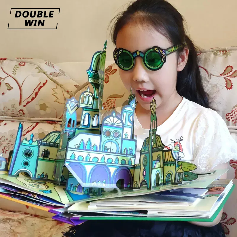 مخصص تصميم 3d المنبثقة كتاب قصص للأطفال