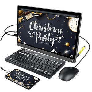 Moniteur de jeu portable 14 pouces 60Hz FHD 16:10 4ms 100% SRGB IPS HDR HD, deuxième écran pour ordinateur portable, écran tactile - Product Image 3