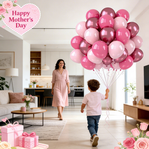 Ballons <span class=keywords><strong>en</strong></span> latex <span class=keywords><strong>pastel</strong></span> rose poudré beige métallisé romantique de 12 pouces, 50 pièces, <span class=keywords><strong>en</strong></span> vrac, pour la fête des mères, la décoration de la maison, les mariages, les anniversaires - Product Image 2
