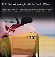 12 "4 Ch HD 1080P Auto Electronics Rétroviseur Écran tactile Caméra de voiture Angle mort Boîte noire de voiture Caméra de tableau de bord avant et arrière