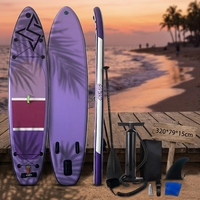 Vente en gros ACEHERO New9 Planche de paddle gonflable écologique à 3 ailerons en matériau Drop Stitch pour le surf et la pêche