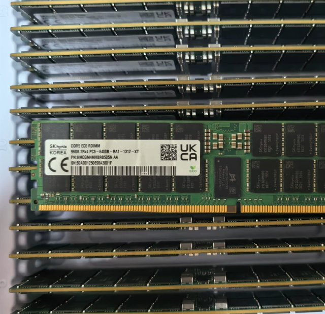 SK HYNlX  HMCGM4MHBRB505N 96GB 2Rx4 PC5-6400B ECC RDIMM Server Memory for Xeon EPYC Enterprise Server
