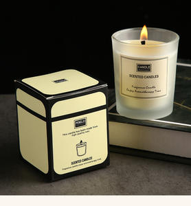 Bougie artisanale en cire de soja et verre, décorations créatives d'aromathérapie pour la maison, sans fumée, pour bars, ambiance Saint-Valentin - Product Image 4