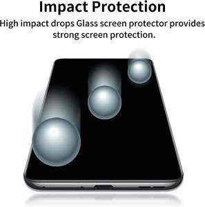 Protector de Pantalla 2.5D de Vidrio Templado Transparente para iPhone Duo 18 17 16 15 Pro Max, Película de Vidrio de Alta Calidad con Aluminio, Sin Burbujas - Product Image 3