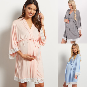 Accappatoio <span class=keywords><strong>da</strong></span> donna alla moda per l'allattamento alla maternità <span class=keywords><strong>da</strong></span> donna accappatoio per l'allattamento al seno 3 in 1 camicie <span class=keywords><strong>da</strong></span> <span class=keywords><strong>notte</strong></span> per <span class=keywords><strong>parto</strong></span> travaglio - Product Image 6