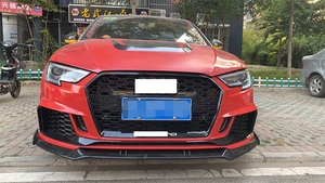 Pare-chocs avant de voiture de haute qualité avec grille et lèvre avant pour <span class=keywords><strong>AUDI</strong></span> <span class=keywords><strong>A3</strong></span> <span class=keywords><strong>RS3</strong></span> <span class=keywords><strong>2018</strong></span> 2019 - Product Image 2