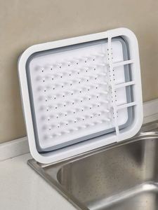 キッチン折りたたみ収納折りたたみ式食器棚とカトラリーホルダーポータブル食器乾燥ラック排水機と食器用乾燥機 - Product Image 4