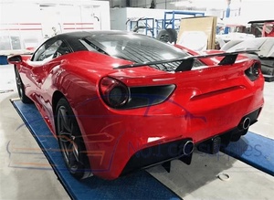 Piezas de automóviles, venta al por mayor, alerón trasero de fibra Bon para Ferrai 488gtb, actualización a estilo <span class=keywords><strong>Novitec</strong></span> - Product Image 6