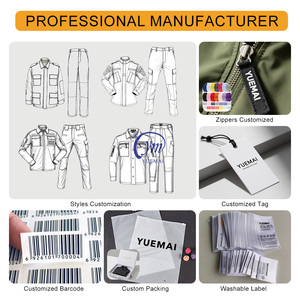 YUEMAI OEM ODM 폴리에스터 면 위장 F1 F2 ACU <span class=keywords><strong>BDU</strong></span> 보안 전술 유니폼 - Product Image 3