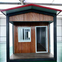 Abri de jardin préfabriqué avec aménagement intérieur personnalisé, démontable, portable, construction modulaire en acier