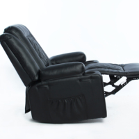 Canapé moderne inclinable électrique une place avec fonction pivotante extensible Rembourrage en cuir pour meubles de maison Vente en gros