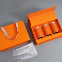 Logo personnalisé petites boîtes de papier à glissière de tiroir cadeau emballage de thé en conserve xihu longjing petite boîte boîte cadeau vide emballage personnalisé