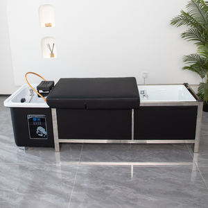 Multifunktion ales <span class=keywords><strong>Massage</strong></span> Shampoo Stuhl Kopf Spa Shampoo Bett mit Wassertank Benutzer definierte Wasser zirkulation Haar Shampoo Bett für Salon - Product Image 2