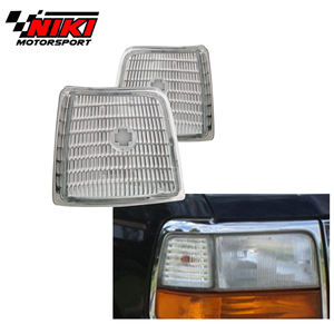 Luces de conducción de alta calidad, luz de esquina para 92 93 94 <span class=keywords><strong>95</strong></span> 96 <span class=keywords><strong>Bronco</strong></span> F150 F250 F350, luces de señal de giro cromadas transparentes - Product Image 3