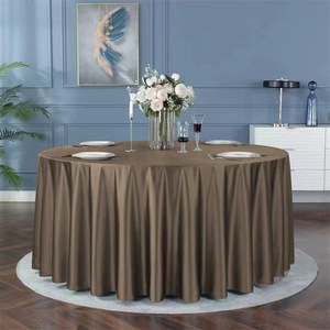 Mantel Redondo de Lujo para <span class=keywords><strong>Restaurante</strong></span> al por Mayor, Nuevo Diseño, Mantel de Boda de Tela No Tejida - Product Image 3