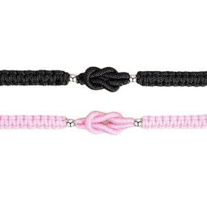 <span class=keywords><strong>Bracelet</strong></span> tressé en forme de bande de Möbius à l'infini tendance 2025 pour couple, 2 pièces, connexion éternelle, ensemble de bijoux pour couples amoureux - Product Image 5