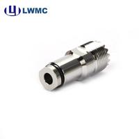 Connecteur femelle UHF LWMC à pince pour câble LMP240 et câble de 5 mm, VSWR 1.2 MAX, corps en laiton plaqué alliage ternaire (3 µm)