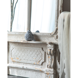 Espejo <span class=keywords><strong>de</strong></span> pie grande con marco <span class=keywords><strong>de</strong></span> madera, estilo europeo, lavado a mano, Art Deco, para sala <span class=keywords><strong>de</strong></span> estar - Product Image 6