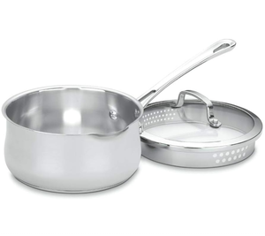Ustensiles de cuisine chauffants à poignée unique, lot de 2 casseroles en acier inoxydable 201/304 en forme de ventre, <span class=keywords><strong>faitout</strong></span> en acier inoxydable - Product Image 5