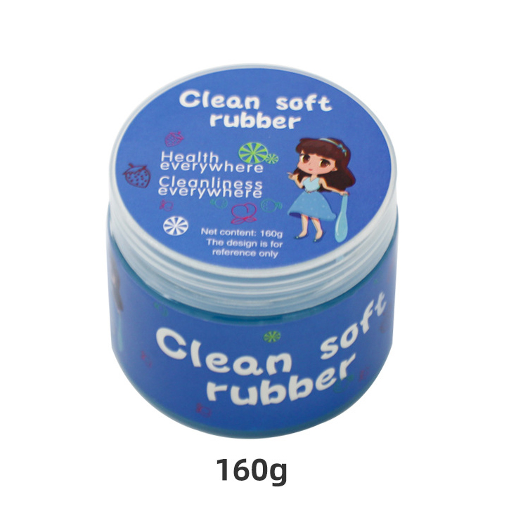 Универсальный мягкий резиновый гель для очистки автомобиля от пыли для вентиляционных клавиатур и колонок