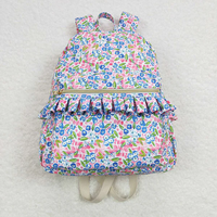 Sacs à dos scolaires en gros, sacs à dos imperméables pour enfants, sacs à dos mignons à imprimés volants pour filles, sacs à livres, vente directe d'usine