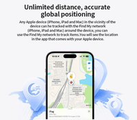 VENTE FLASH Localisateur d'objets sans fil compatible avec Find My pour animaux de compagnie, sacs, clés et effets personnels