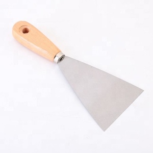 Couteau à mastic multifonctionnel de qualité industrielle TGS, en acier inoxydable/acier au carbone, avec manche en bois, <span class=keywords><strong>outil</strong></span> de finition pour peinture murale - Product Image 4