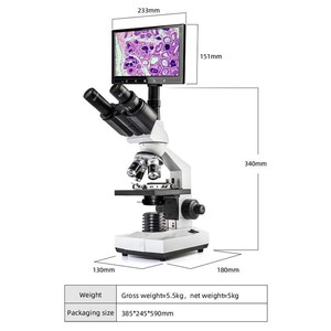 디지털 실험실 의료 세포 생물학 쌍안 현미경 - Product Image 2