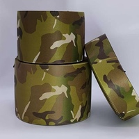 Bande élastique en caoutchouc camouflage imprimée sur mesure 25 mm, souple et résistante à l'usure, ruban tactique pour bandoulière, fourniture d'usine