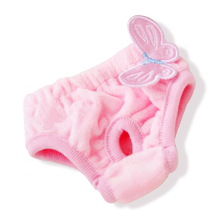 Couche-Culotte Hygiénique Lavable Femelle Chien Culotte Gainante Menstruation Sous-Vêtements Chien Couches