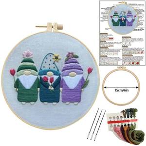 Kit de Broderie DIY Père Noël et Renne pour Décoration de Noël, Idéal pour Débutants en Point de Croix - Offre Spéciale - Product Image 4